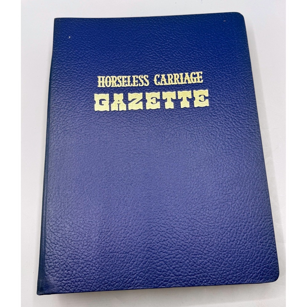 Horseless Carriage Gazette 8 Issue Blue Binder Set 1967-1968 Antique Auto-D